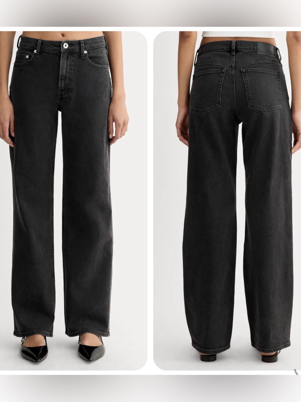 Everlane Jeans Women’s 31R Black The 90’s Forever LIKE NEW!